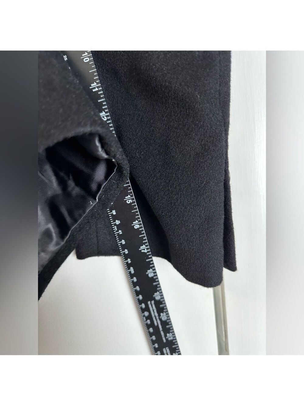 T. Harris London Blazer Cashmere Silk Wool Blend Black 2 Button Men’s Jacket - Picture 8 of 10